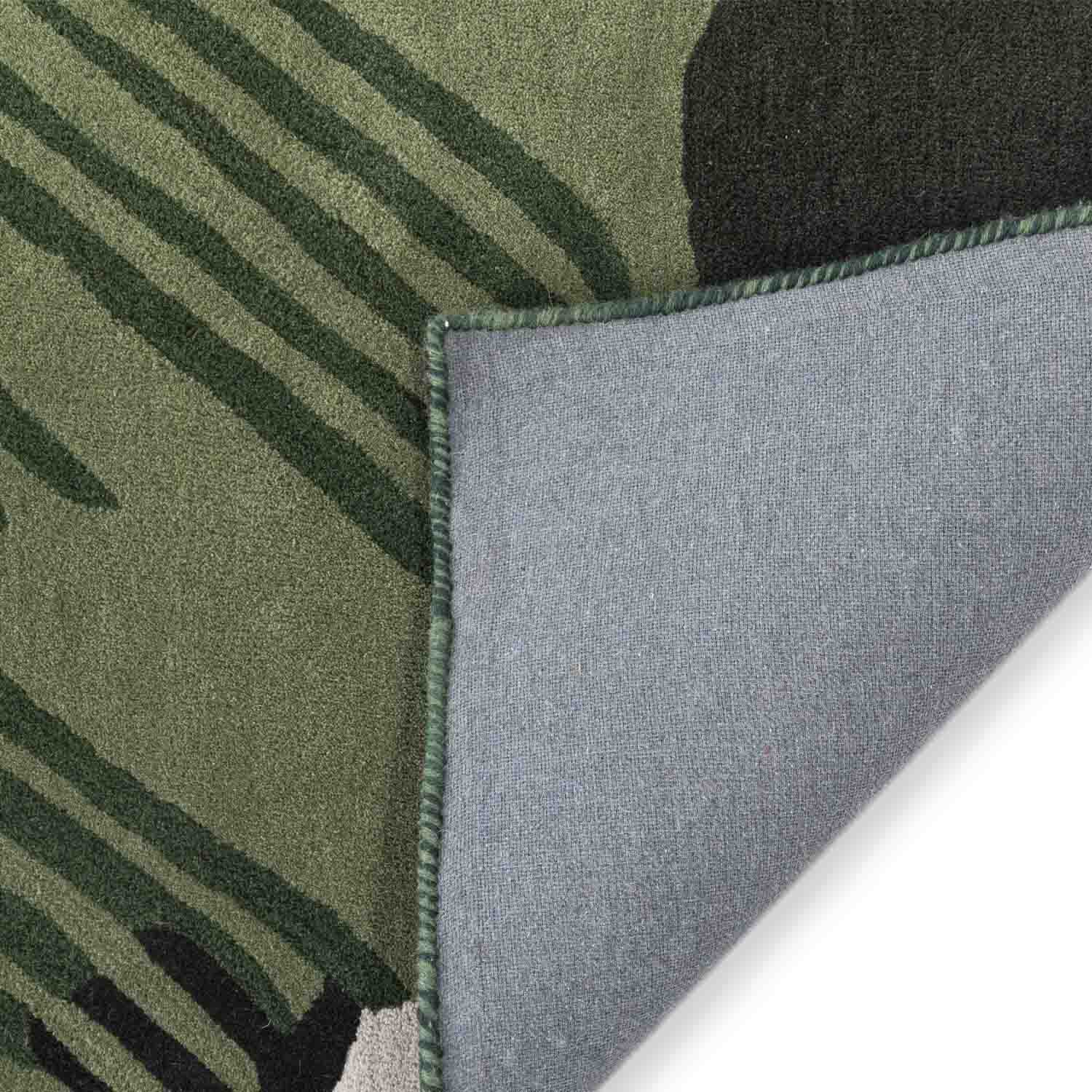 Framing The Fragments Hand Tufted Woollen Rug By Shripal Munshi - Cotton - Hand Tufted - Ajaypee Carpets (Thumbnail 5)