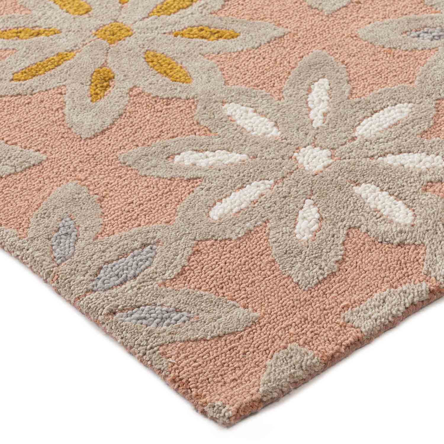 Freya Hand Tufted Woollen Rug - Cotton - Hand Tufted - Ajaypee Carpets (Thumbnail 4)