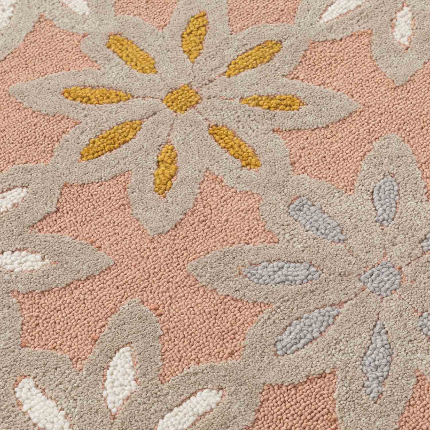 Freya Hand Tufted Woollen Rug - Cotton - Hand Tufted - Ajaypee Carpets (Thumbnail 5)