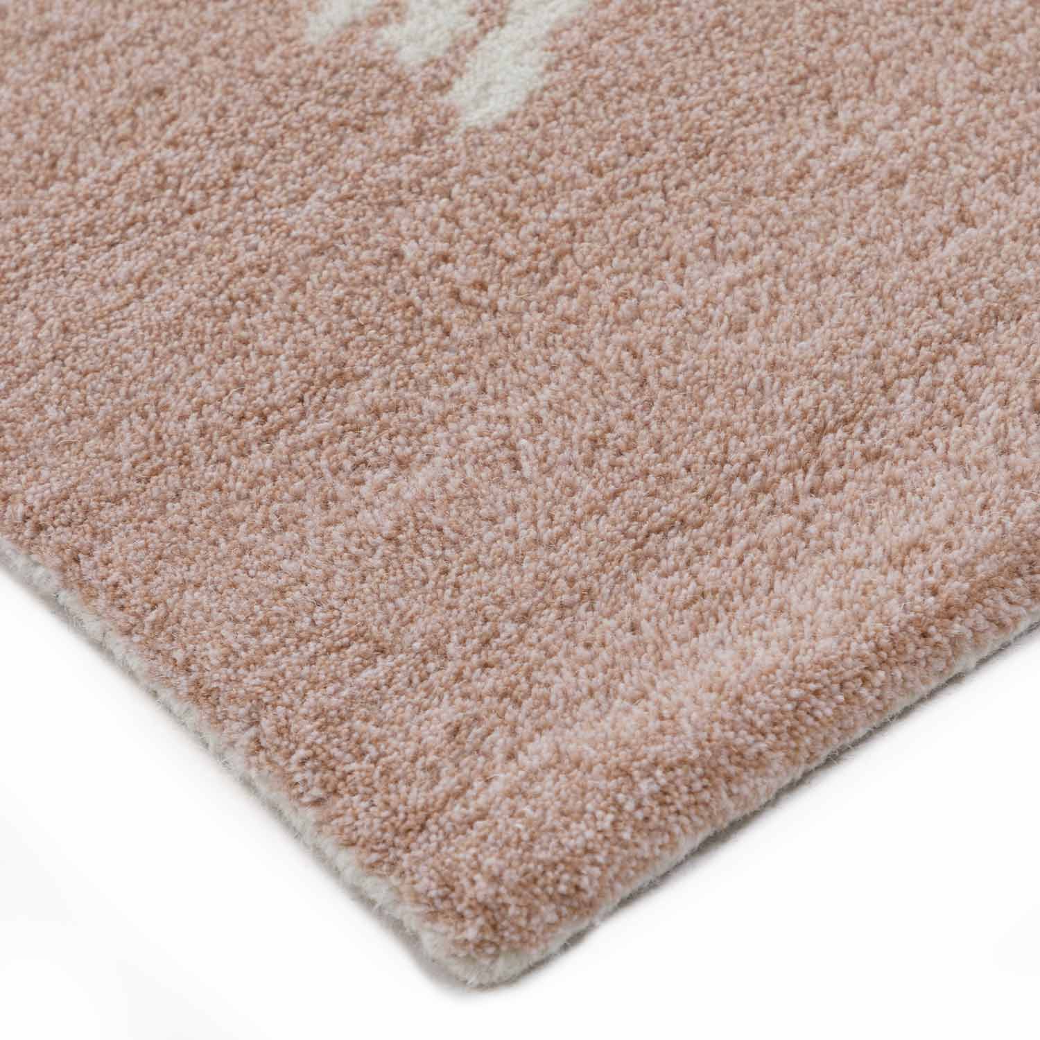 Geo Hand Tufted Woollen Rug - Cotton - Hand Tufted - Ajaypee Carpets (Thumbnail 3)