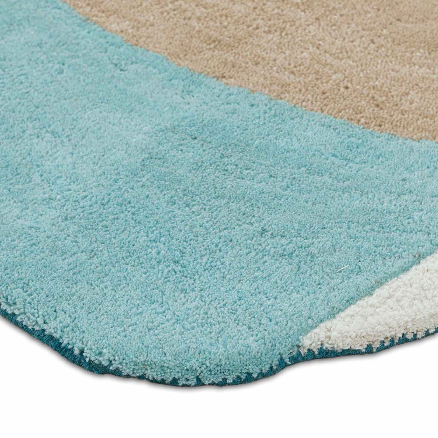 Glacier Hand Tufted Woollen Rug - Cotton - Hand Tufted - Ajaypee Carpets (Thumbnail 3)