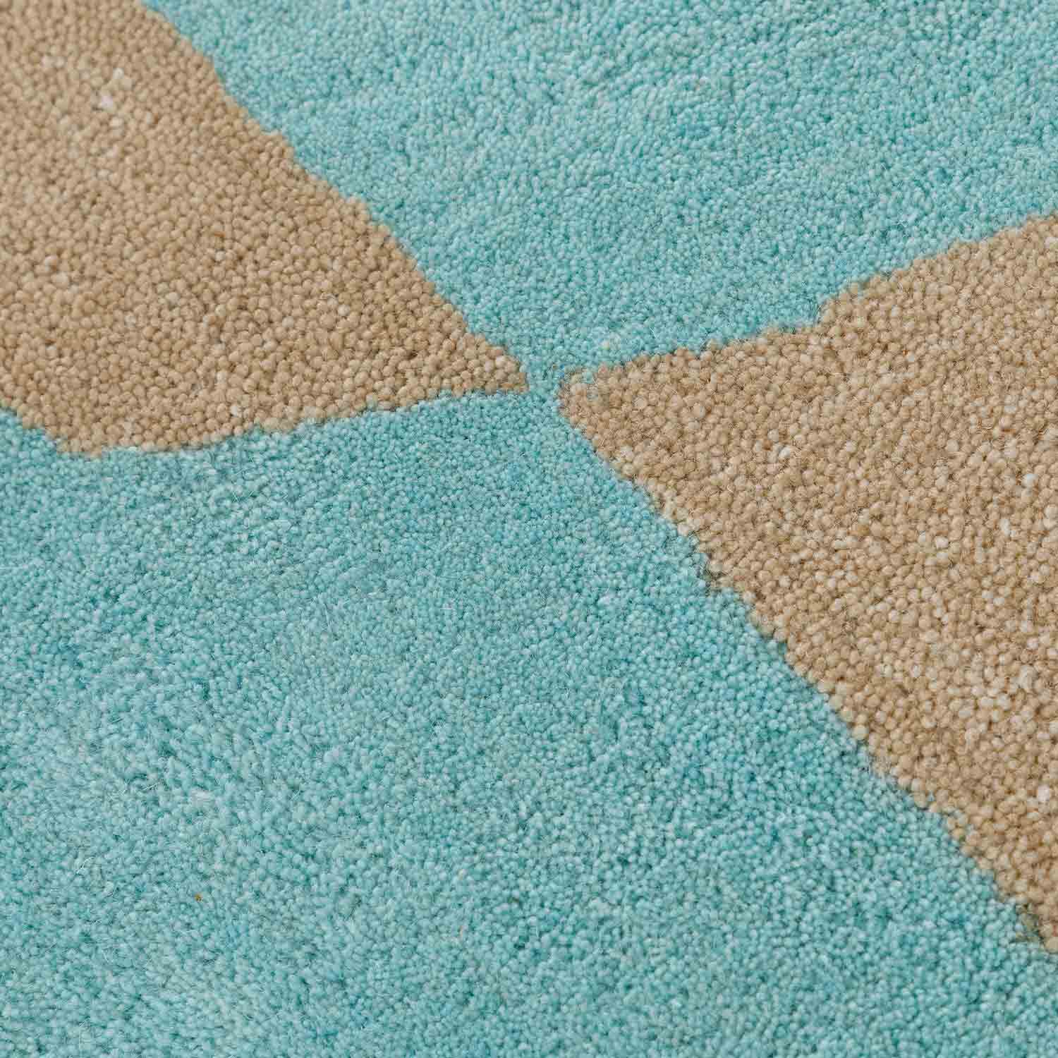 Glacier Hand Tufted Woollen Rug - Cotton - Hand Tufted - Ajaypee Carpets (Thumbnail 4)