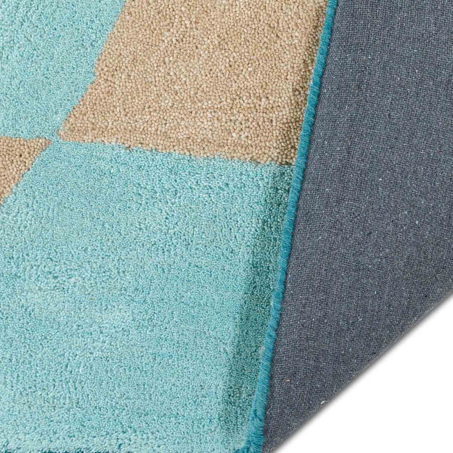 Glacier Hand Tufted Woollen Rug - Cotton - Hand Tufted - Ajaypee Carpets (Thumbnail 5)