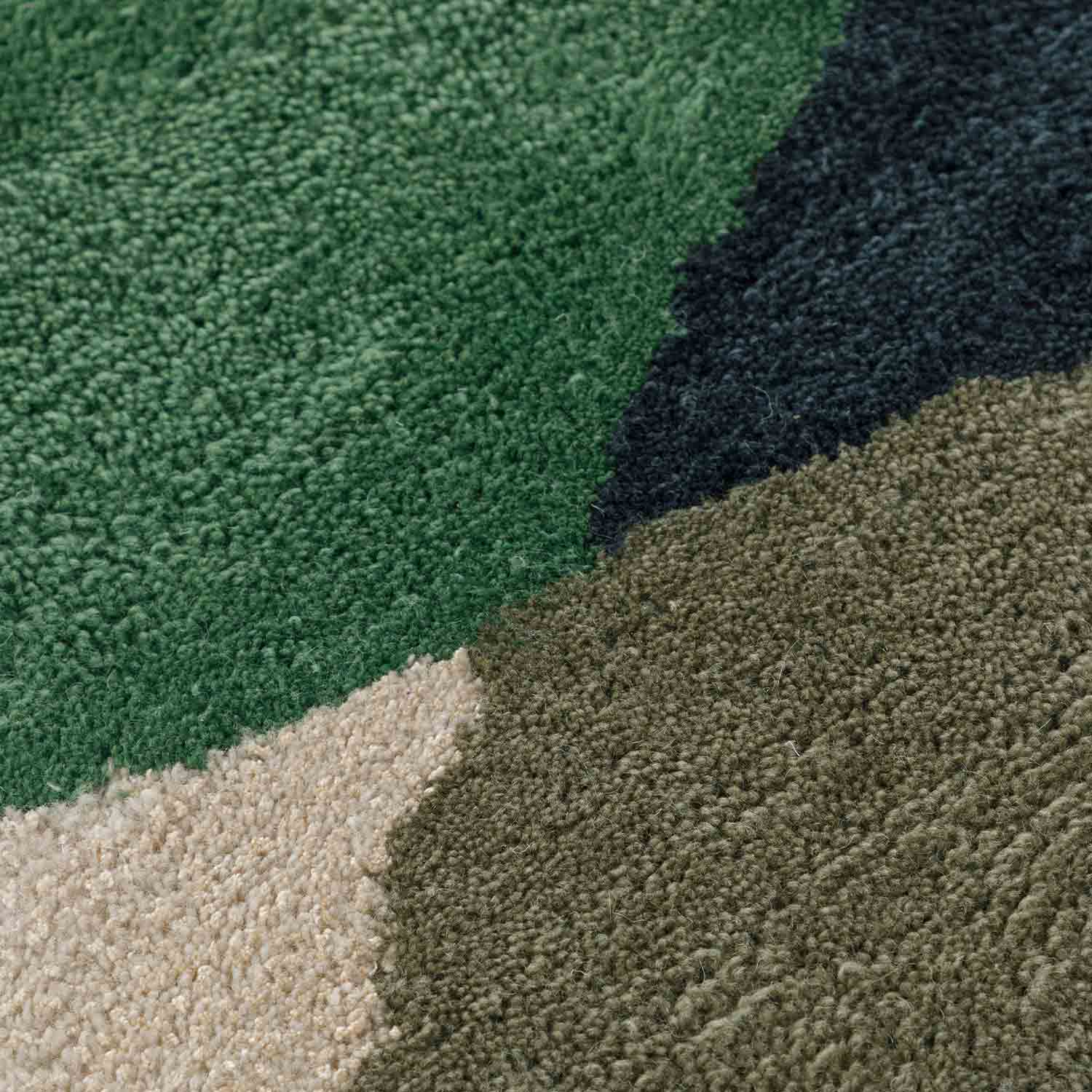 Ground Hand Tufted Woollen Rug - Cotton - Hand Tufted - Ajaypee Carpets (Thumbnail 4)