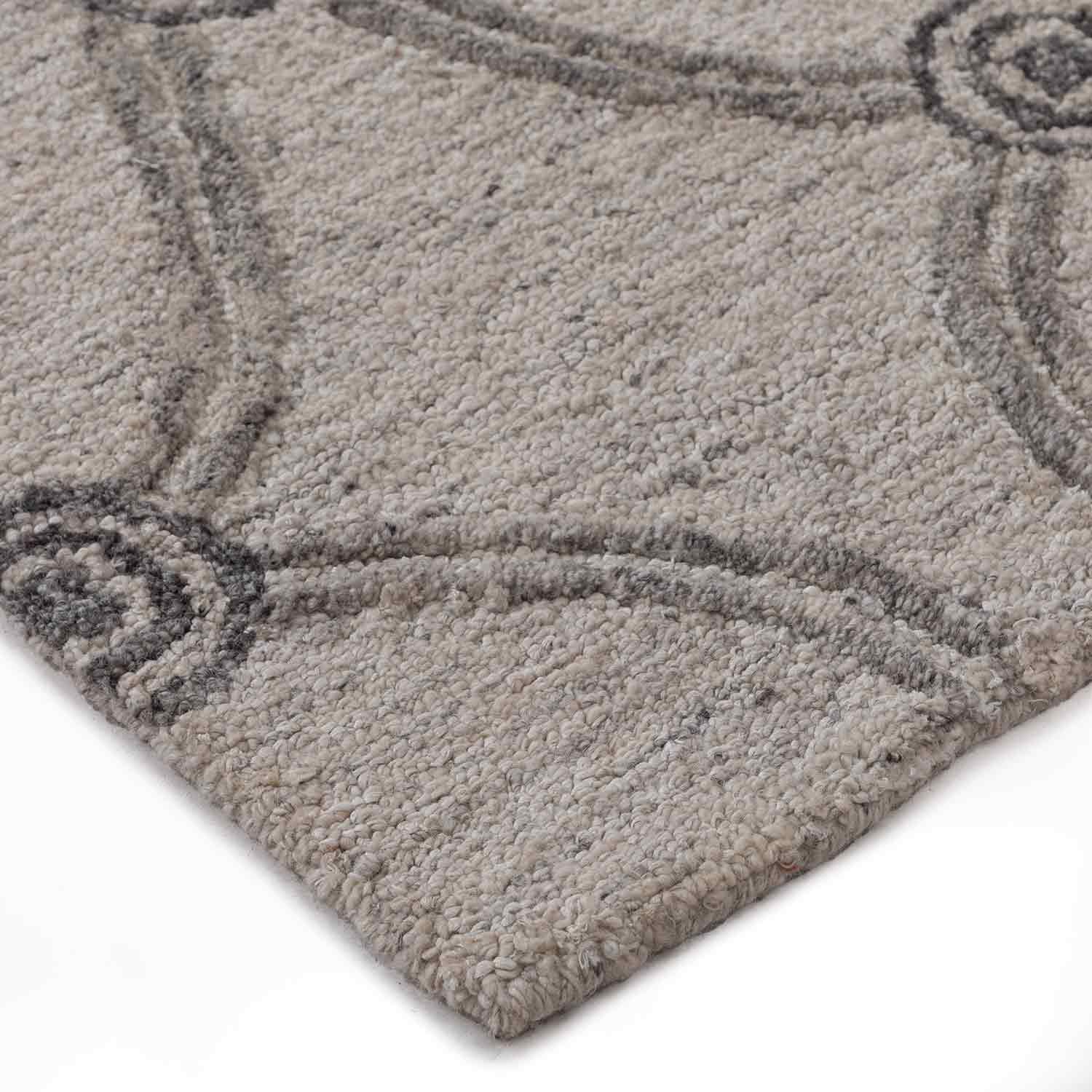 Gusita Hand Tufted Woollen Rug By Mariella Ienna - Cotton - Hand Tufted - Ajaypee Carpets (Thumbnail 3)