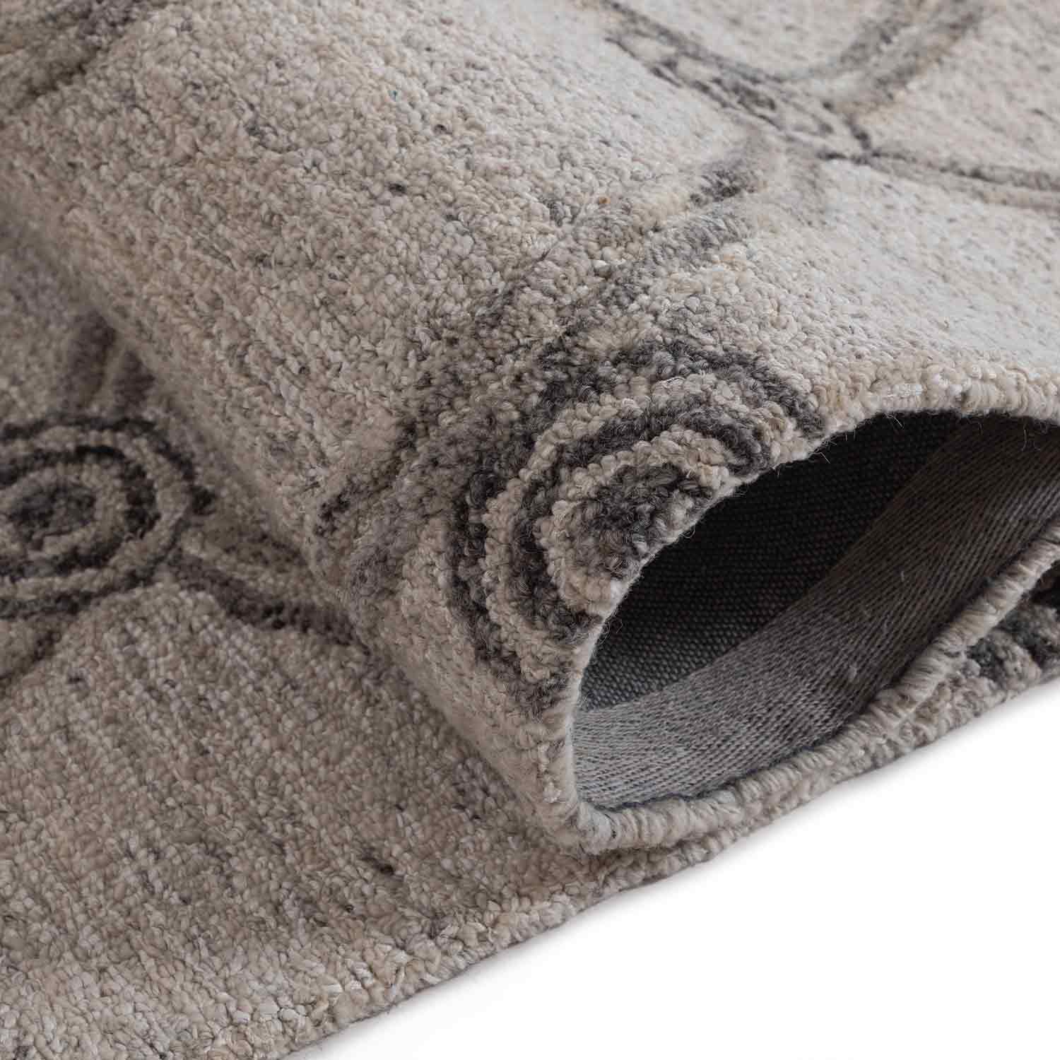 Gusita Hand Tufted Woollen Rug By Mariella Ienna - Cotton - Hand Tufted - Ajaypee Carpets (Thumbnail 6)