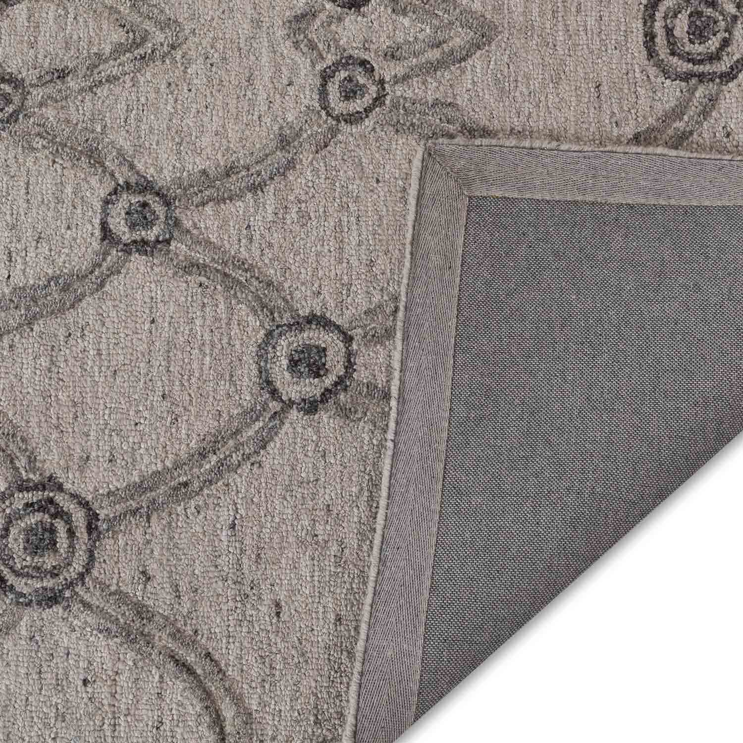 Gusita Hand Tufted Woollen Rug By Mariella Ienna - Cotton - Hand Tufted - Ajaypee Carpets (Thumbnail 8)