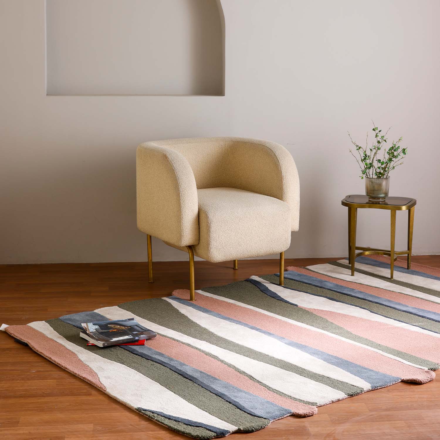 Hamburg Hand Tufted Woollen Rug – Cotton Hand Tufted handmade carpet by Ajaypee Carpets