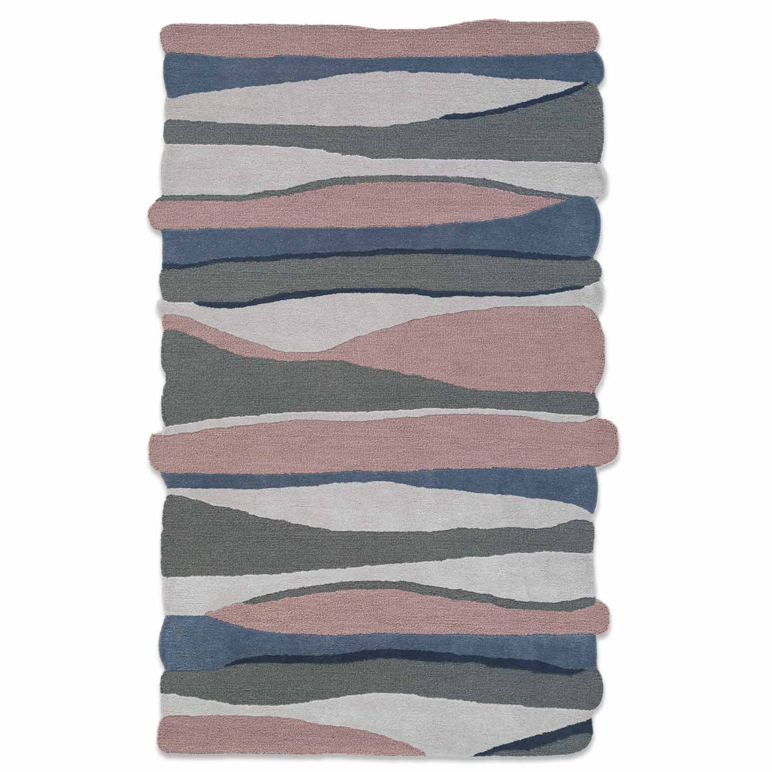 Hamburg Hand Tufted Woollen Rug - Cotton - Hand Tufted - Ajaypee Carpets (Detail)