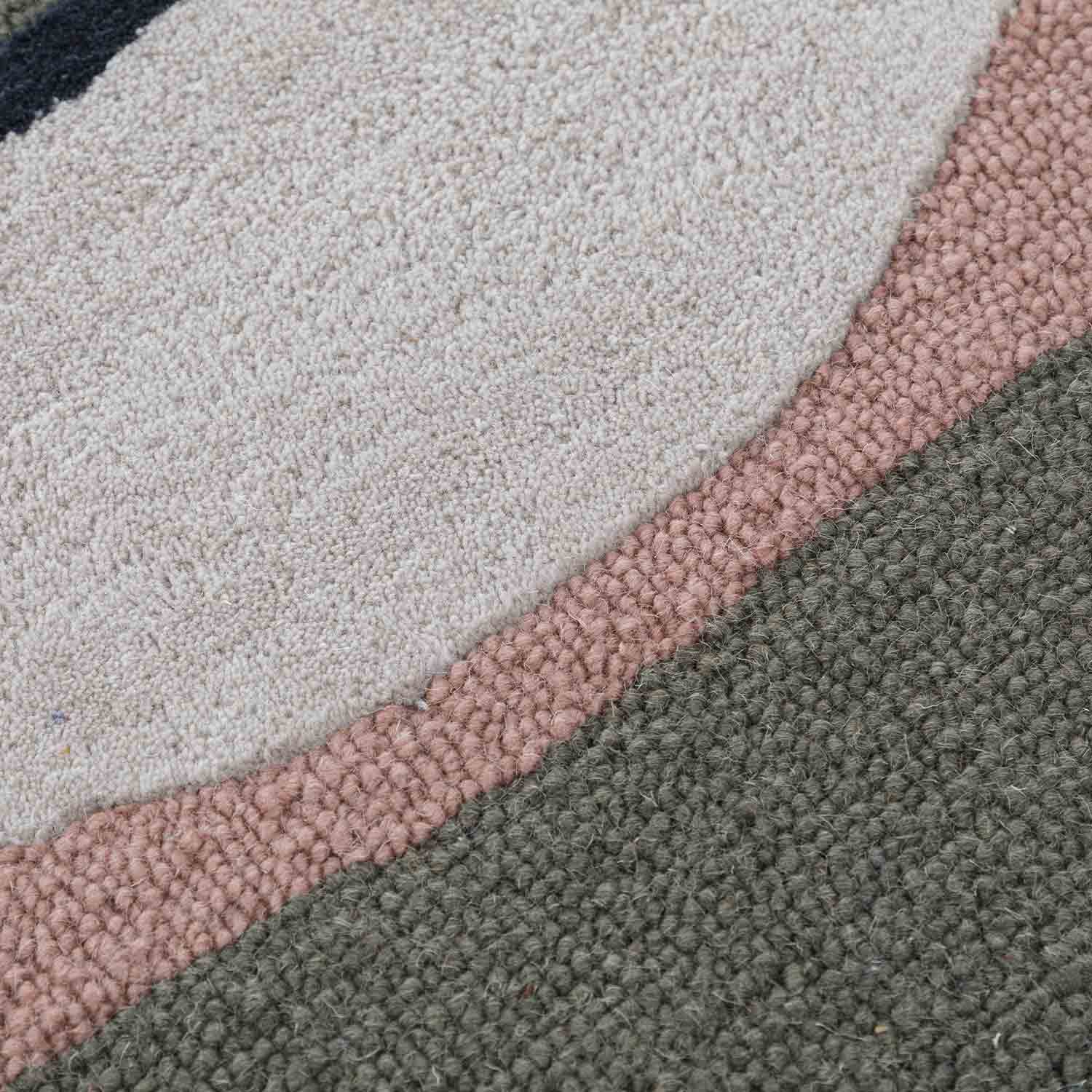 Hamburg Hand Tufted Woollen Rug - Cotton - Hand Tufted - Ajaypee Carpets (Thumbnail 4)