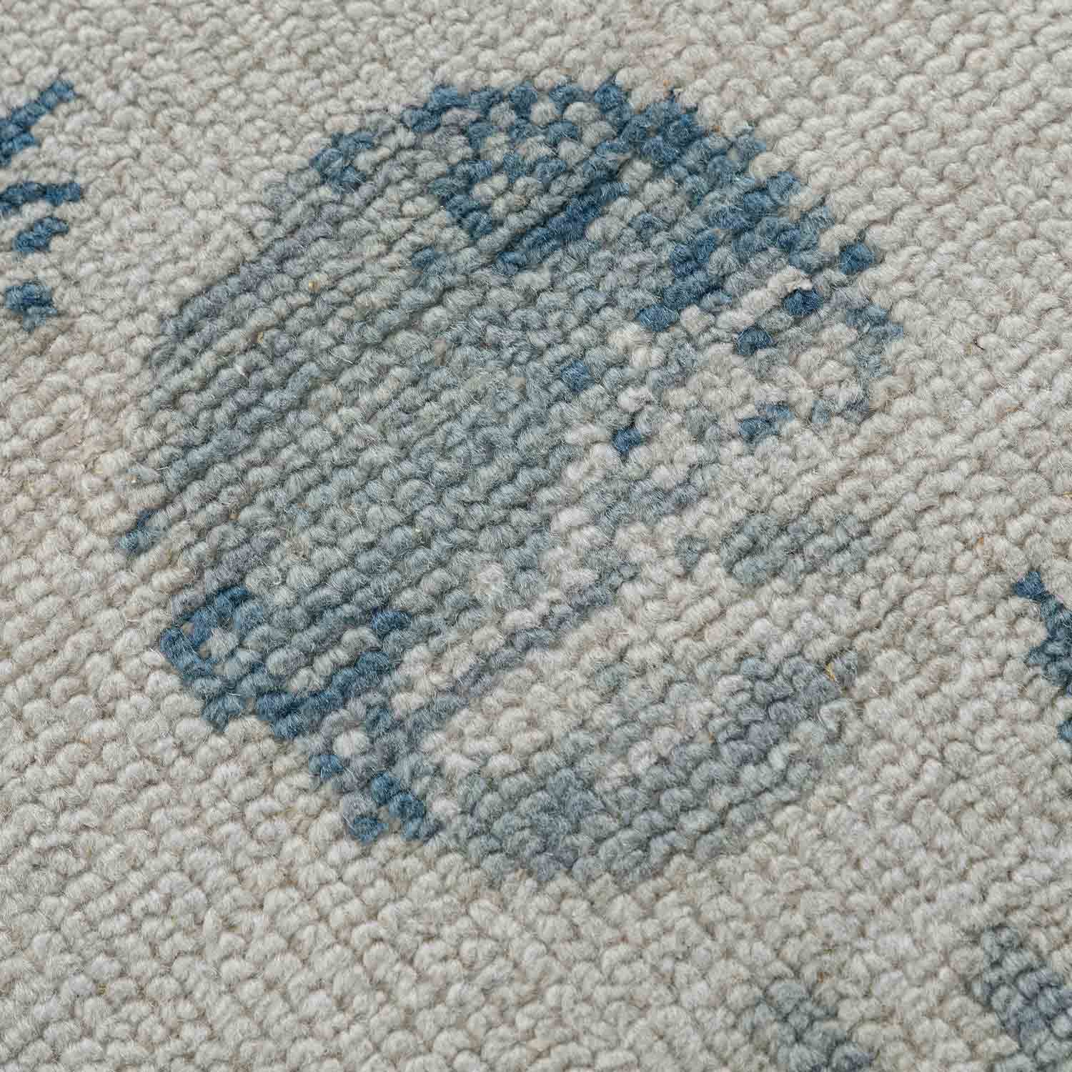Hamdan Hand Knotted Woollen Rug - Cotton - Hand Knotted - Ajaypee Carpets (Thumbnail 3)