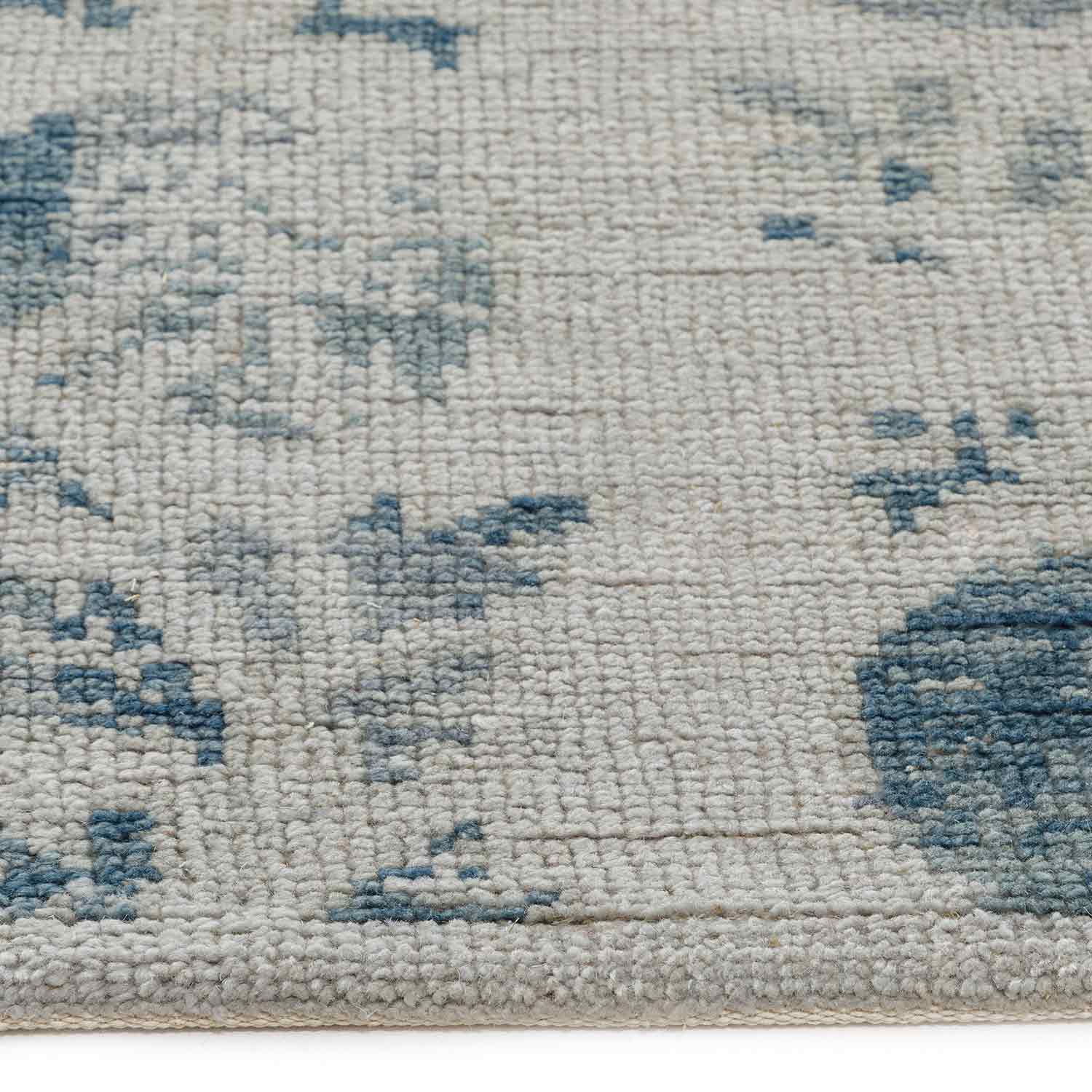 Hamdan Hand Knotted Woollen Rug - Cotton - Hand Knotted - Ajaypee Carpets (Thumbnail 4)
