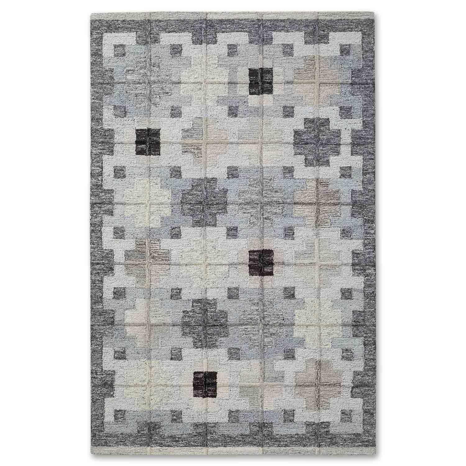 Heck Handtufted Woollen Rug By Mariella Ienna - Cotton - Hand Tufted - Ajaypee Carpets (Detail)