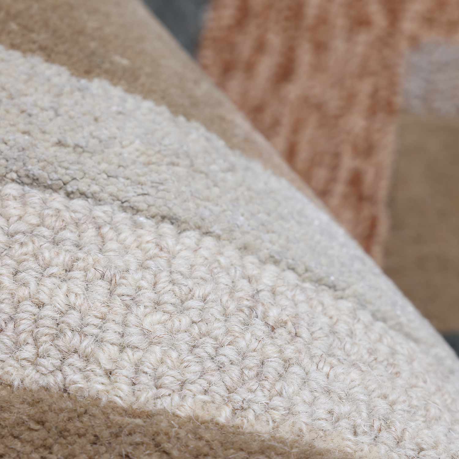 Heqet Hand Tufted Woollen And Viscose Rug - Cotton - Hand Tufted - Ajaypee Carpets (Thumbnail 5)