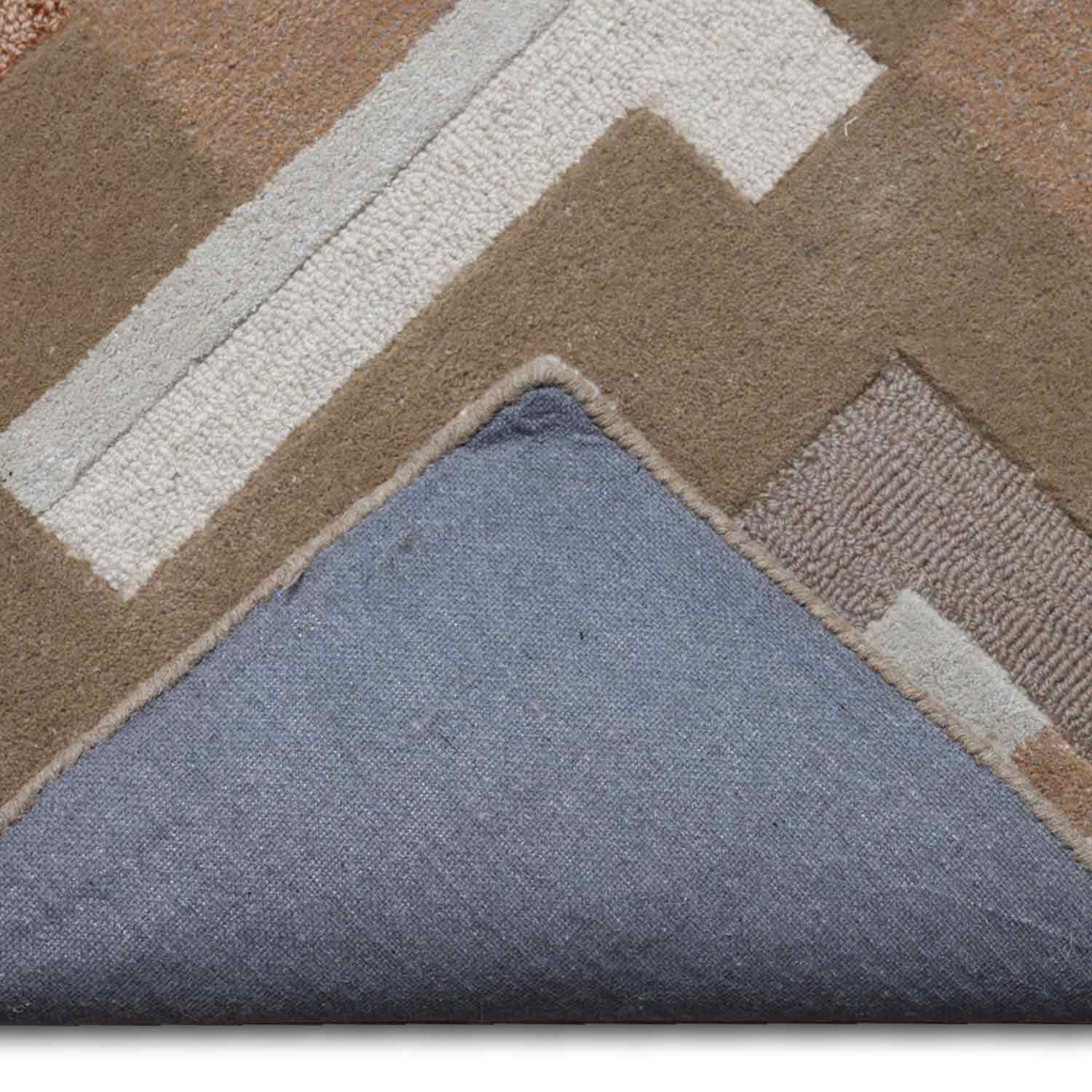 Heqet Hand Tufted Woollen And Viscose Rug - Cotton - Hand Tufted - Ajaypee Carpets (Thumbnail 6)
