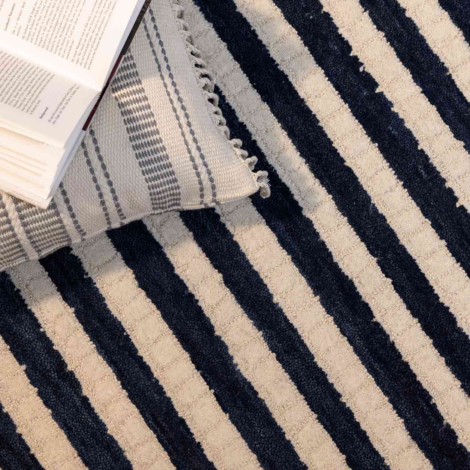 Ibby Hand Tufted Woollen Rug - Cotton - Hand Tufted - Ajaypee Carpets (Thumbnail 6)