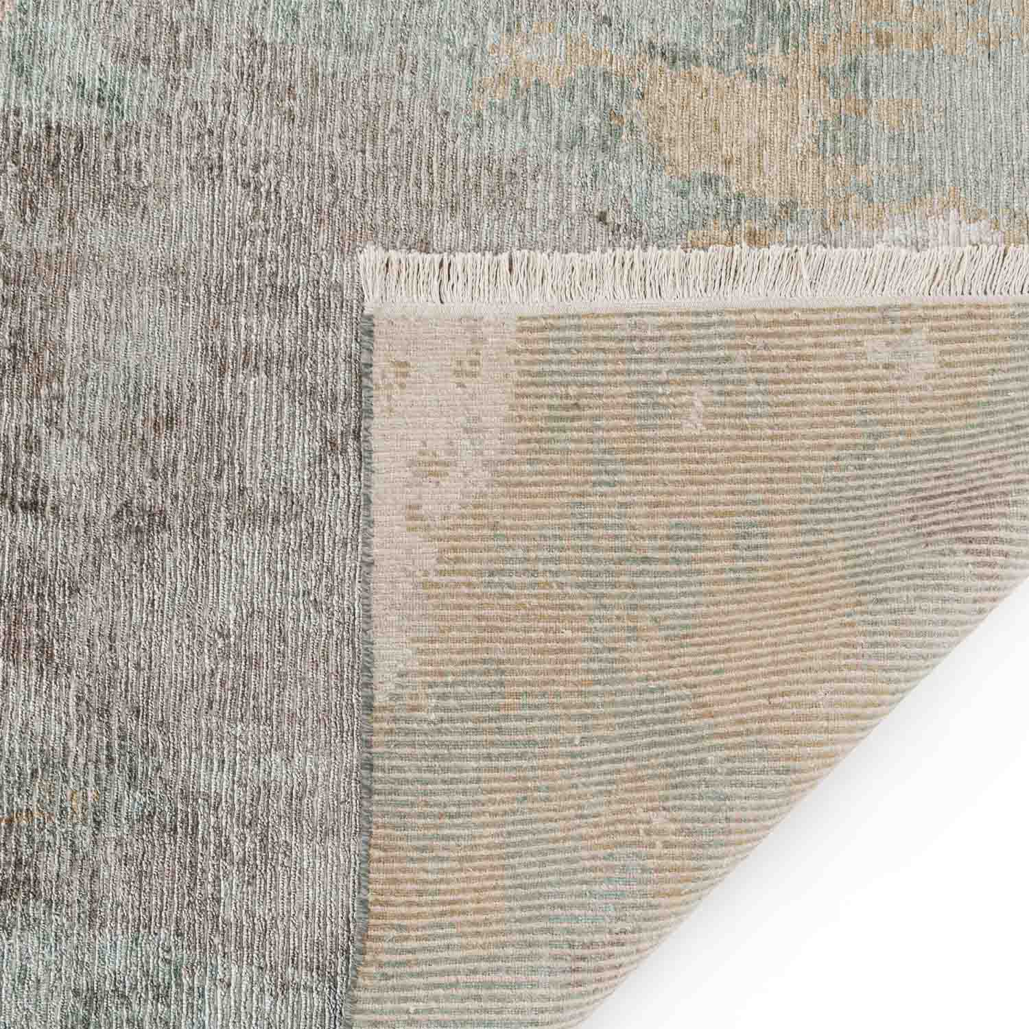 Gush Hand Knotted Viscose And Jute Rug - Jute - Hand Knotted - Ajaypee Carpets (Thumbnail 7)