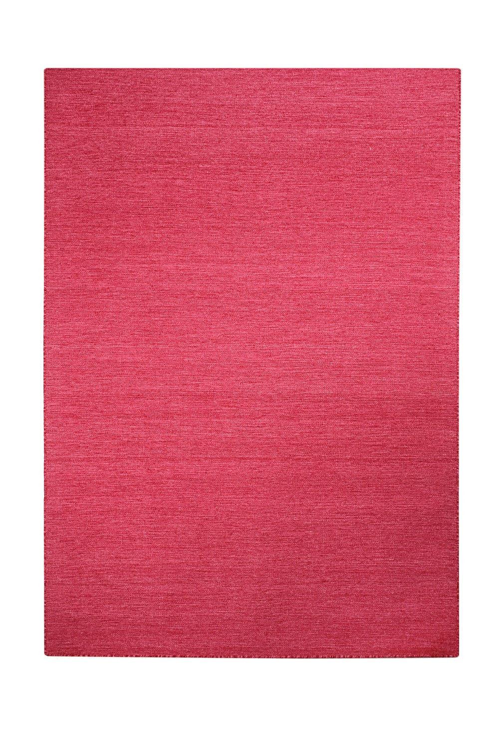 Wool Handwoven Rug Plauf - Cotton - Flatweave - Ajaypee Carpets (Thumbnail 4)