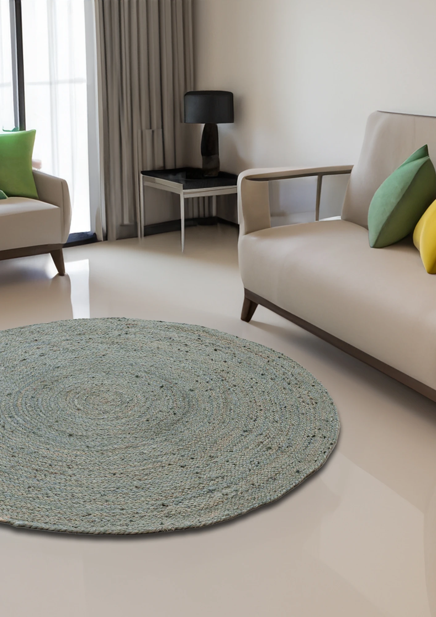 Tidal Twist Hemp Handwoven - Hemp - Hand Woven - Ajaypee Carpets (Thumbnail 4)