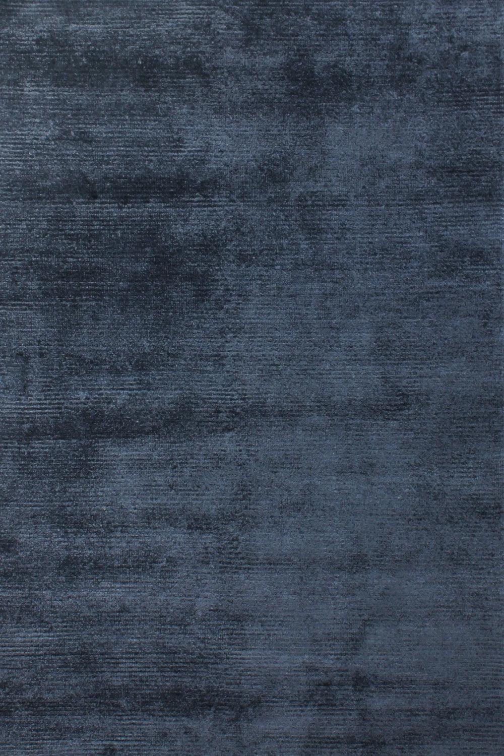 Viscose HandKnotted Carpet  Parallel Wrap Prince Blue - Cotton - Hand Knotted - Ajaypee Carpets (Thumbnail 8)