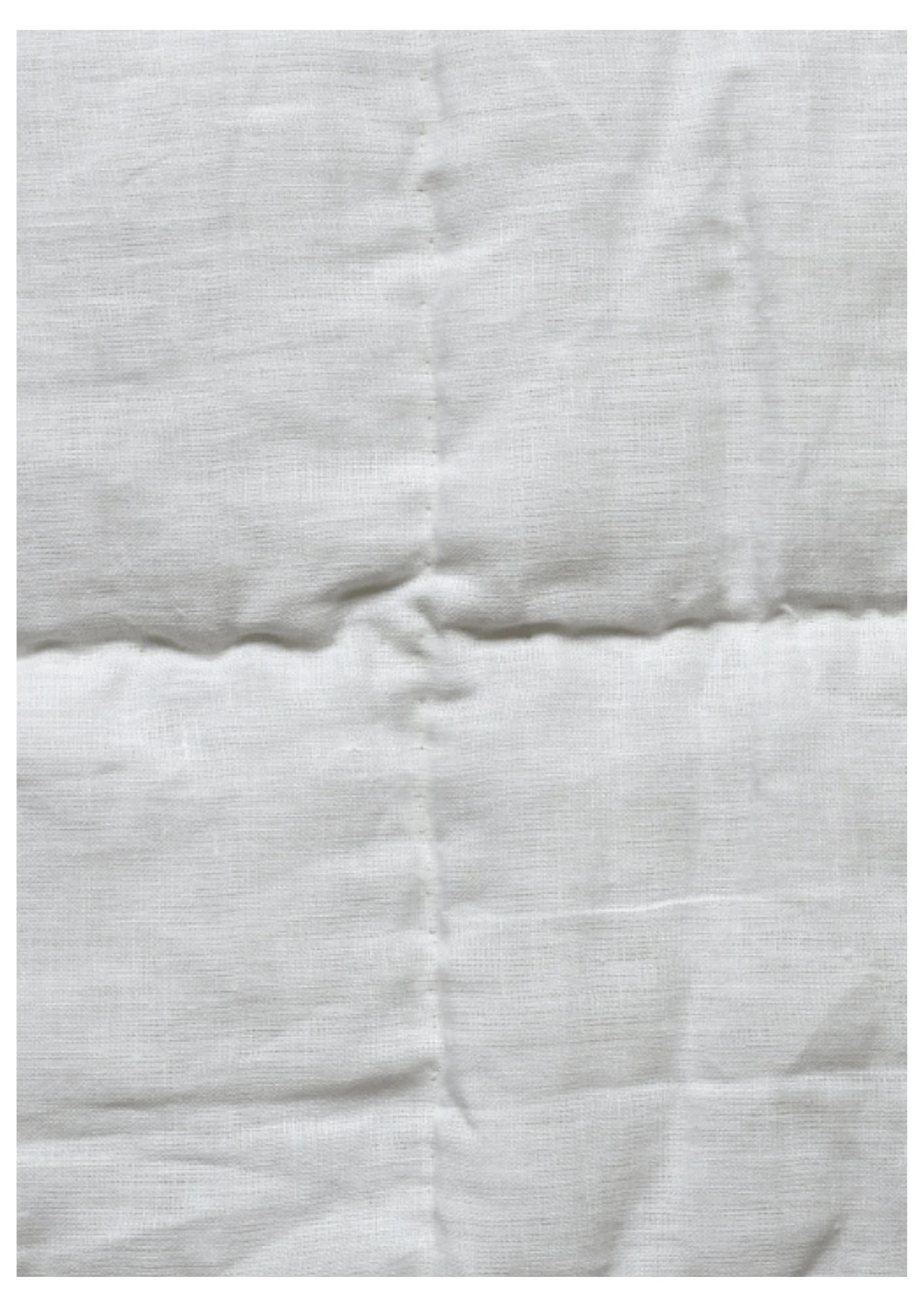 White Linen Bedspread - Cotton - Hand Woven - Ajaypee Carpets (View 1)