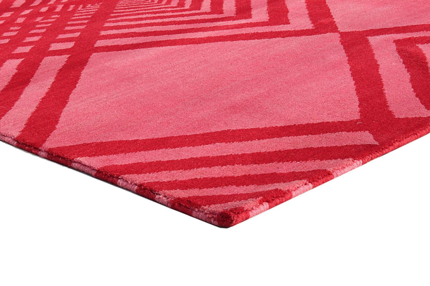 Wool HandKnotted Carpet-Crimson Classic - Cotton - Hand Knotted - Ajaypee Carpets (Thumbnail 5)