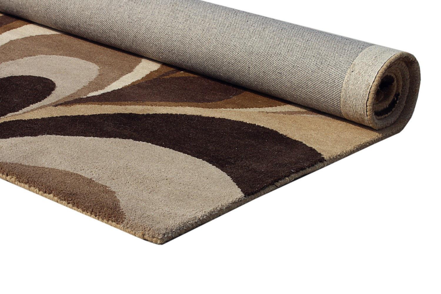 Wool HandTufted Carpet-Flot - Cotton - Hand Knotted - Ajaypee Carpets (Thumbnail 4)