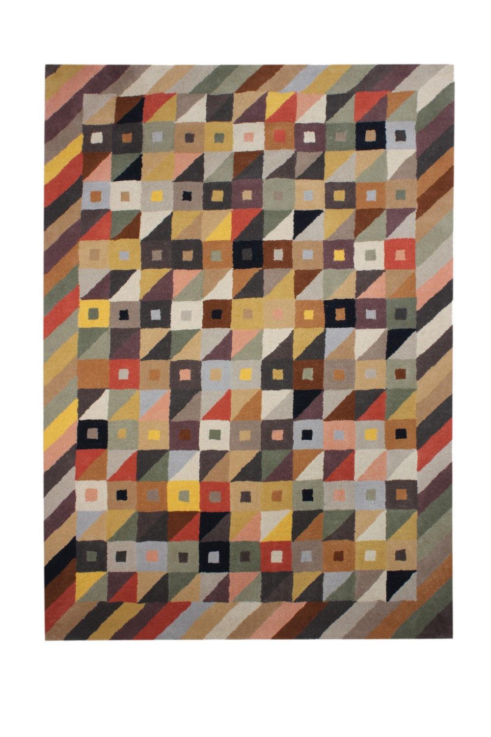 Wool HandTufted Carpet:Multi Cajas - Cotton - Hand Tufted - Ajaypee Carpets (Thumbnail 5)