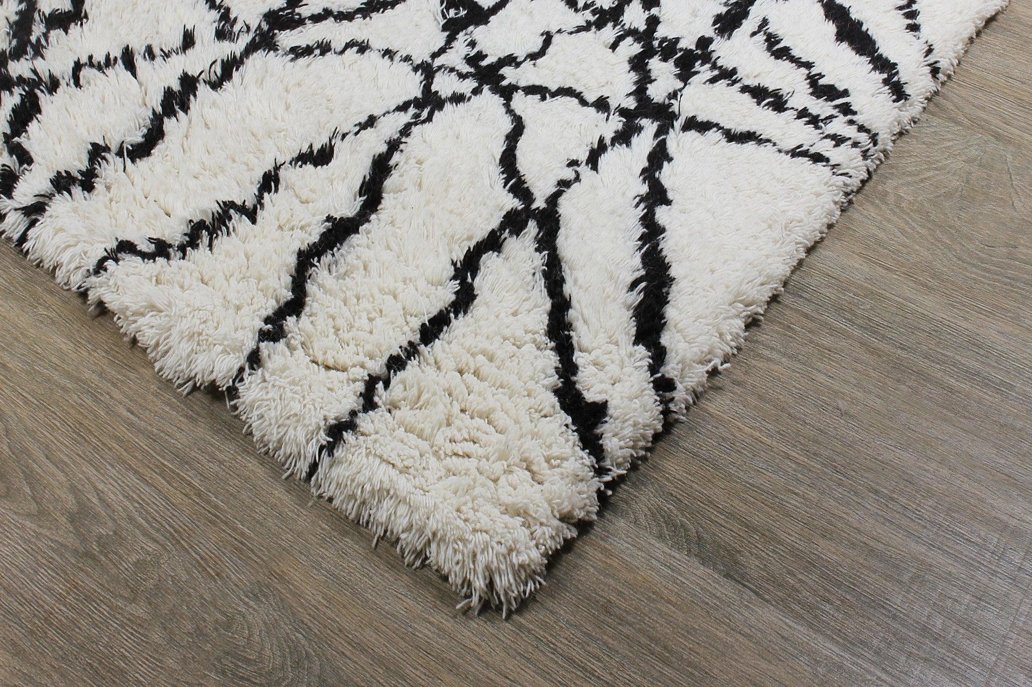 Wool HandTufted Carpet-Reverse Netz - Cotton - Hand Knotted - Ajaypee Carpets (Thumbnail 4)