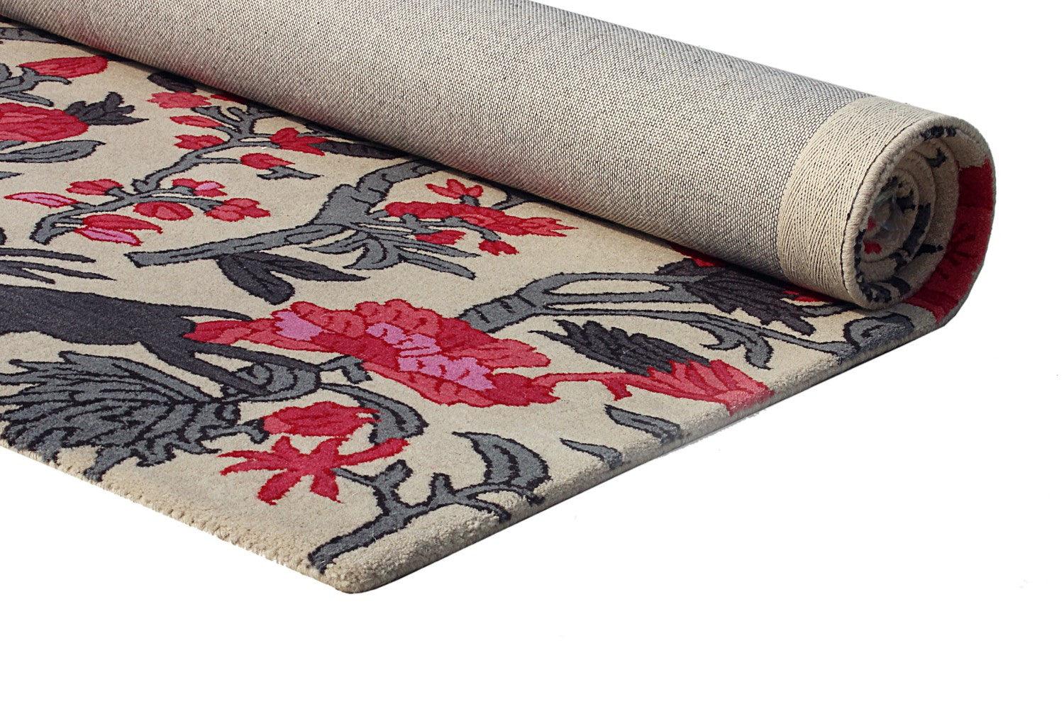 Wool HandTufted Carpet-Selva - Cotton - Hand Knotted - Ajaypee Carpets (Thumbnail 2)