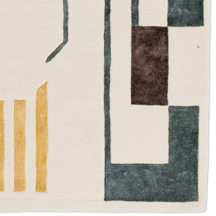 Wool & Viscose Handtufted Carpet - Archaeo - Cotton - Hand Tufted - Ajaypee Carpets (Thumbnail 4)