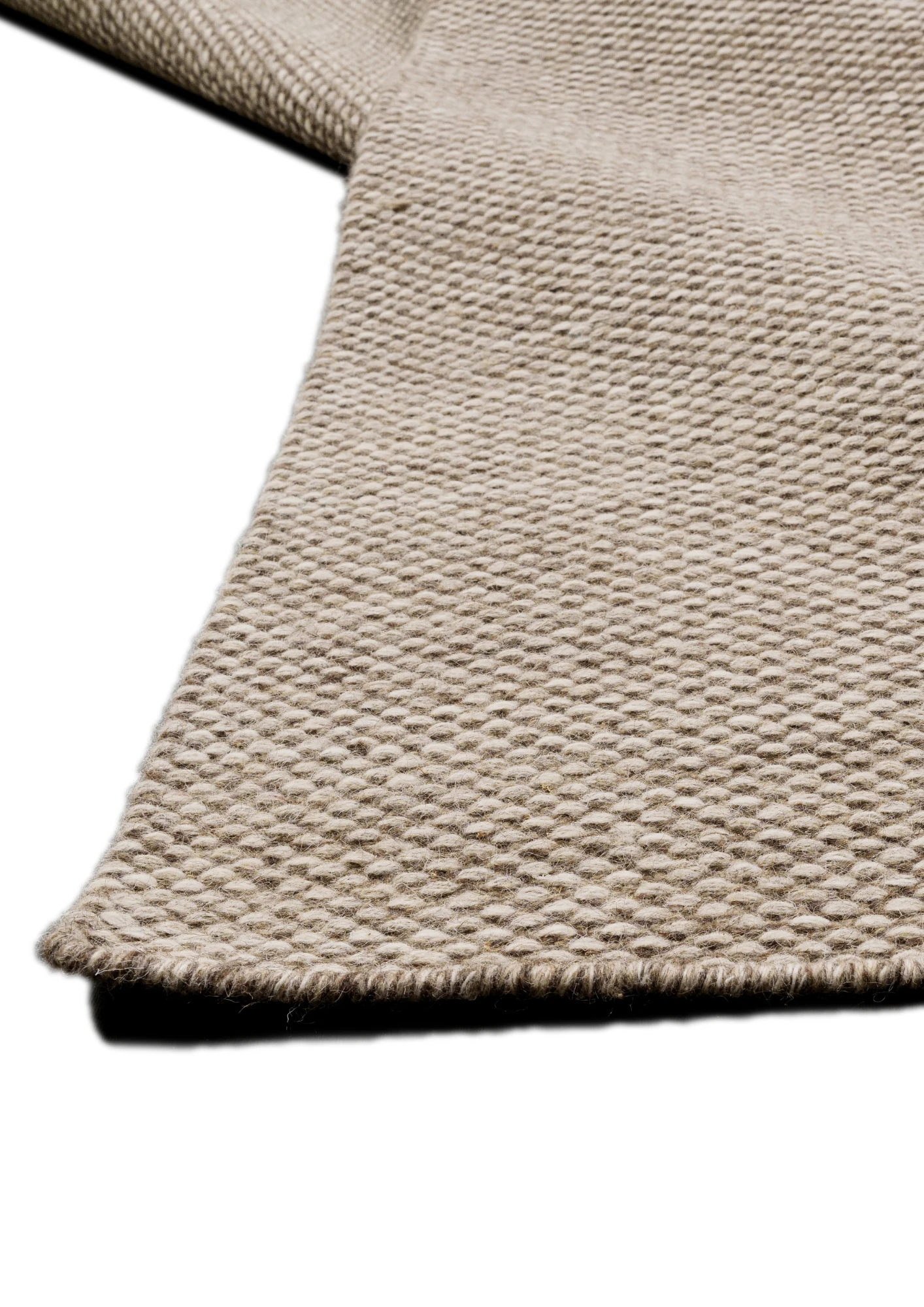 Woolen HandWoven Dhurry  Bee Hive - Cotton - Flatweave - Ajaypee Carpets (Thumbnail 2)