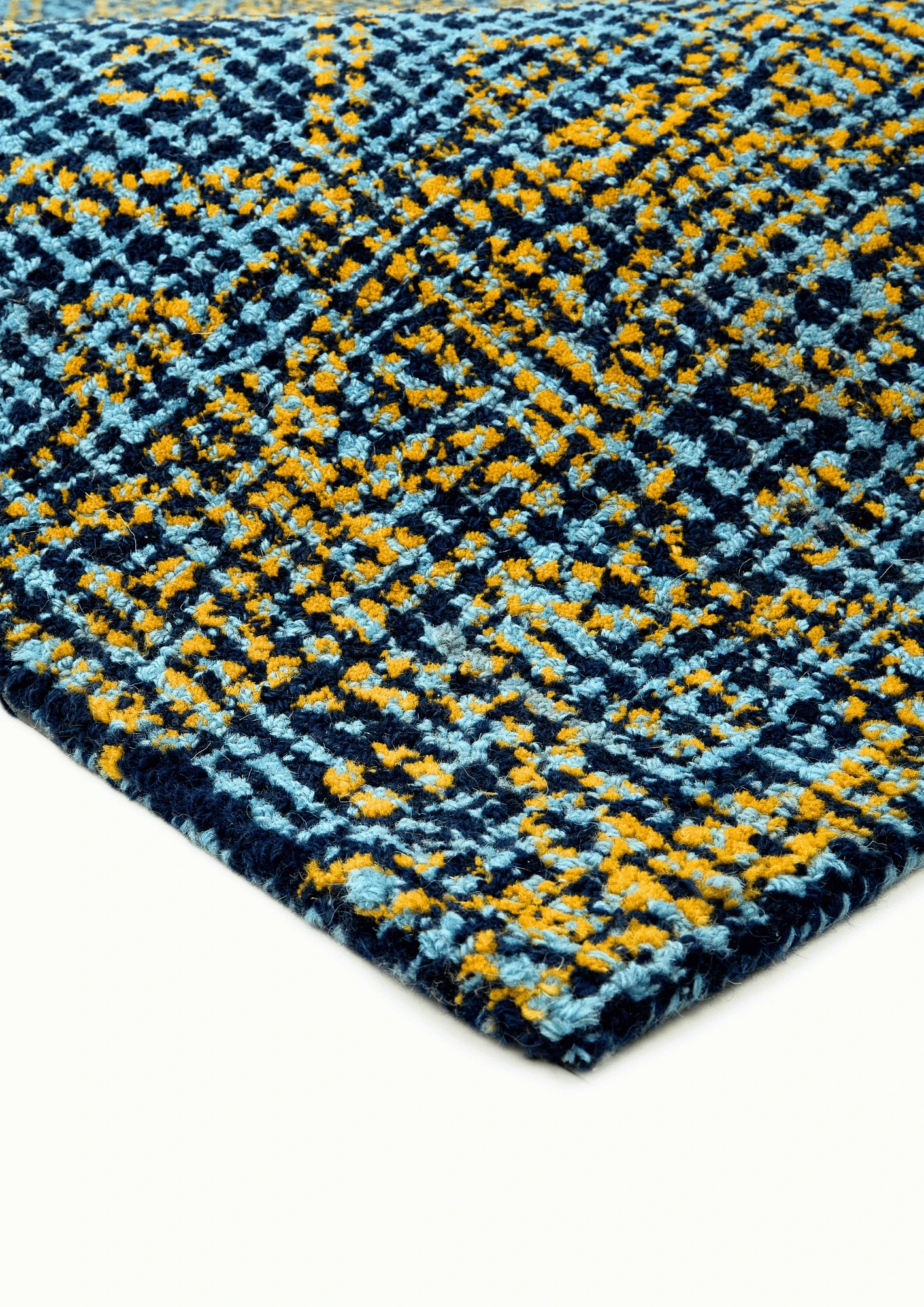 Woolen Handtufted Carpet - Metrika - Cotton - Hand Woven - Ajaypee Carpets (Thumbnail 2)