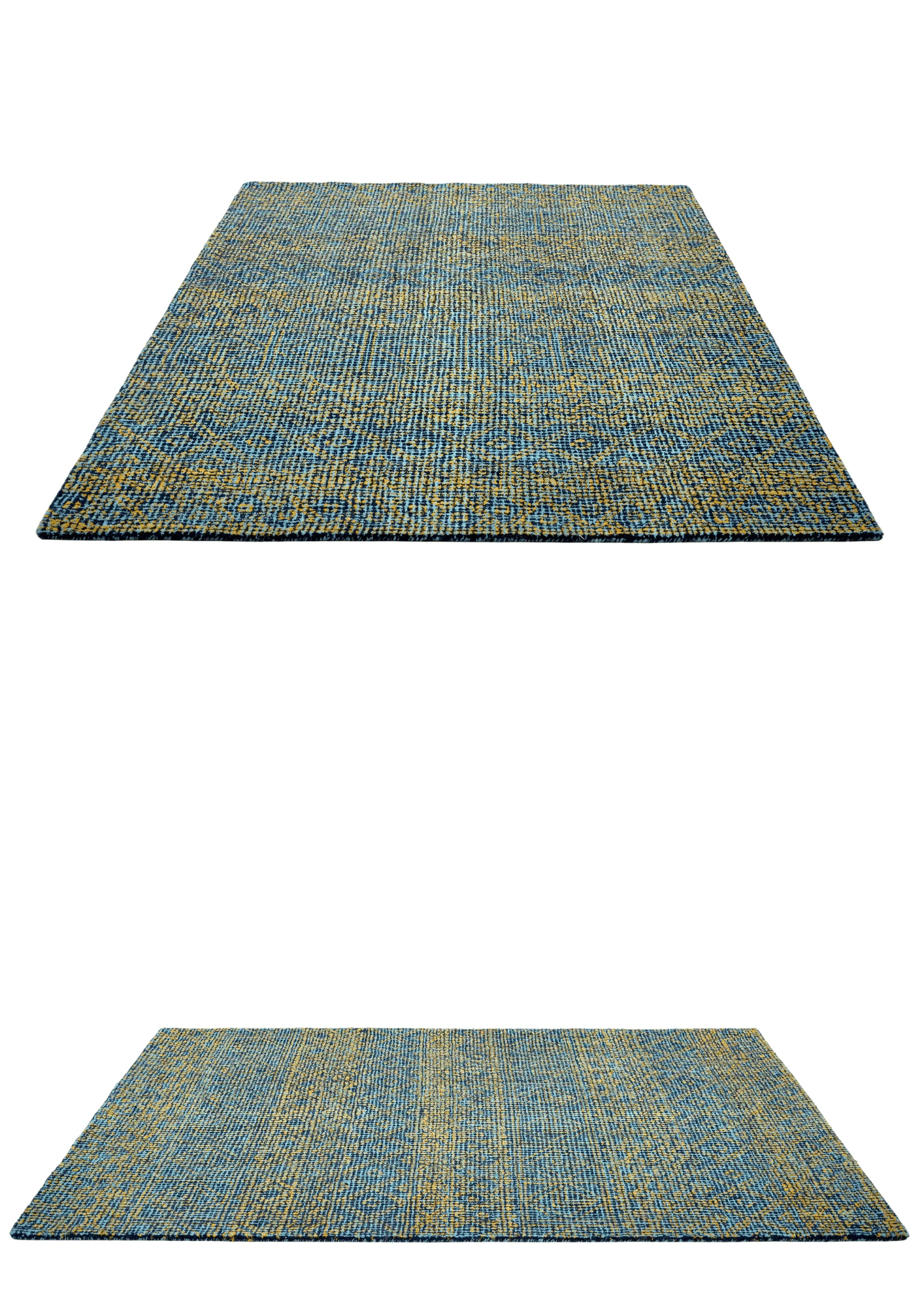 Woolen Handtufted Carpet - Metrika - Cotton - Hand Woven - Ajaypee Carpets (Thumbnail 4)