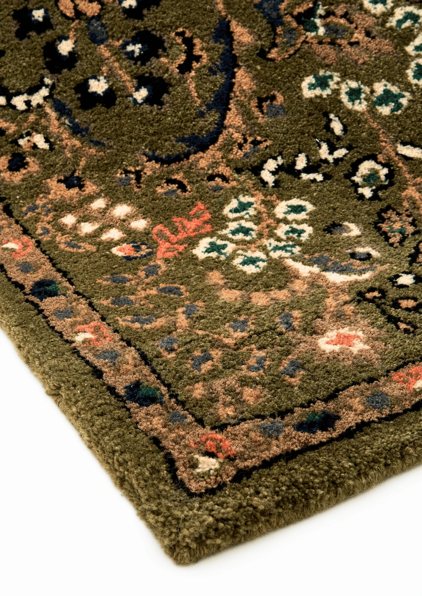 Woolen Handtufted Carpets - Myrrina - Cotton - Hand Woven - Ajaypee Carpets (Thumbnail 2)