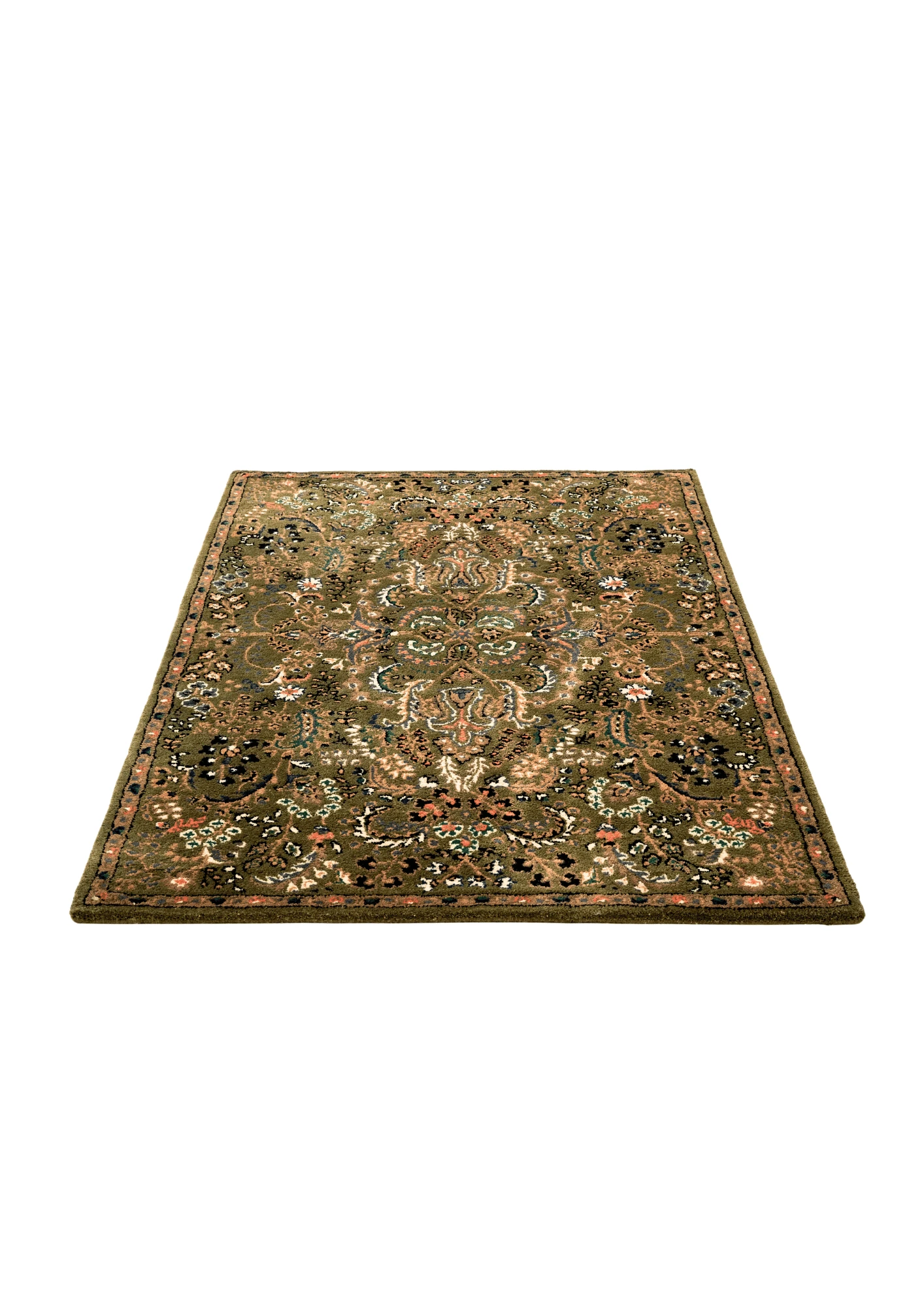 Woolen Handtufted Carpets - Myrrina - Cotton - Hand Woven - Ajaypee Carpets (Thumbnail 4)