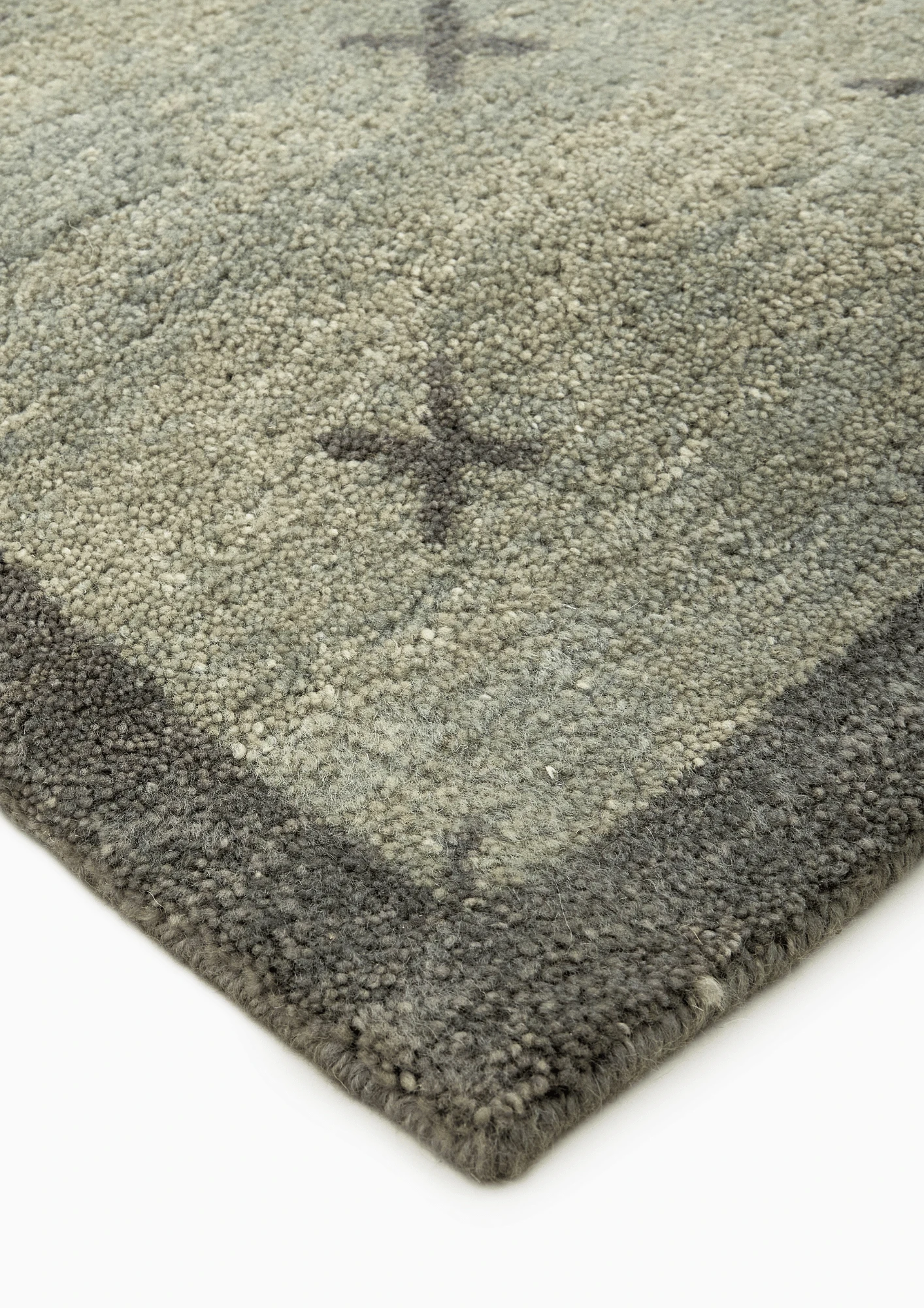 Woolen Handtufted Carpets - Veloura - Cotton - Hand Woven - Ajaypee Carpets (Thumbnail 3)