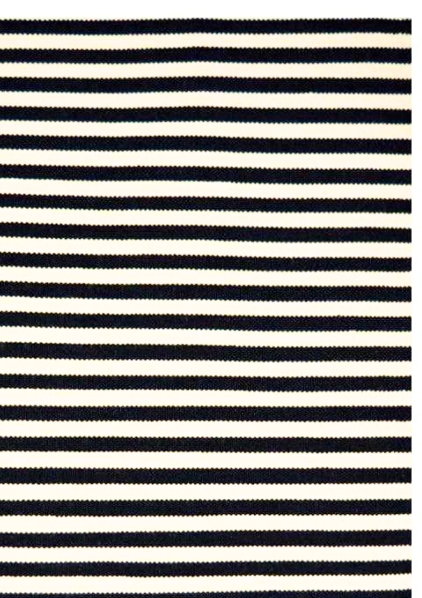 Woolen Handwoven Dhurry Stripe - Cotton - Hand Woven - Ajaypee Carpets (Thumbnail 2)