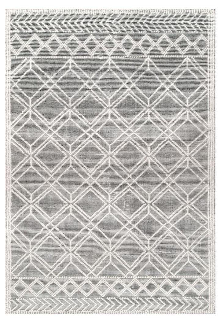 Woolen Handwoven Loop Rug  NB Popcorn – Cotton Hand Woven handmade carpet by Ajaypee Carpets