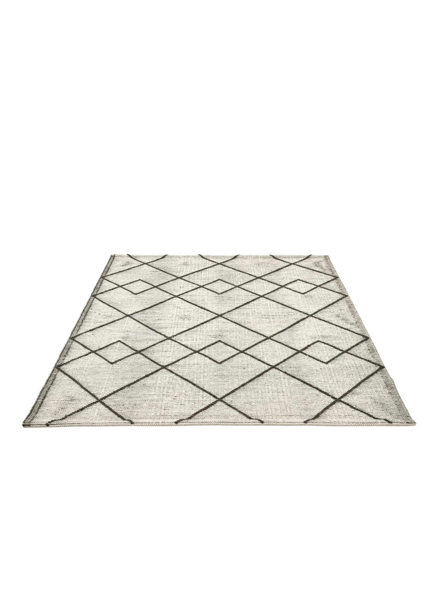 Woolen Handwoven Rug - Texo Otis - Cotton - Hand Woven - Ajaypee Carpets (Thumbnail 4)