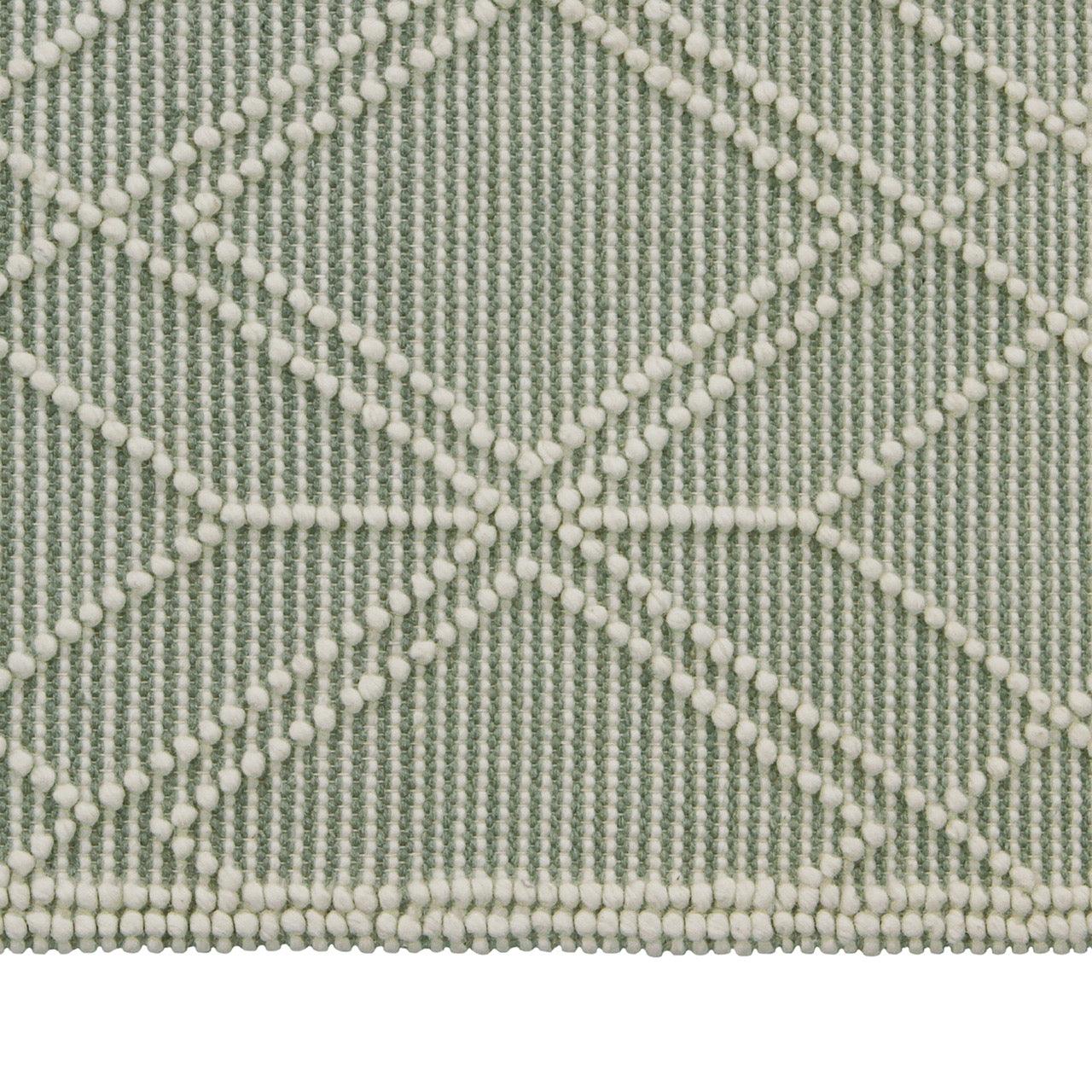 Woolen Handwoven Loop Rug Mira - Cotton - Hand Woven - Ajaypee Carpets (Thumbnail 3)