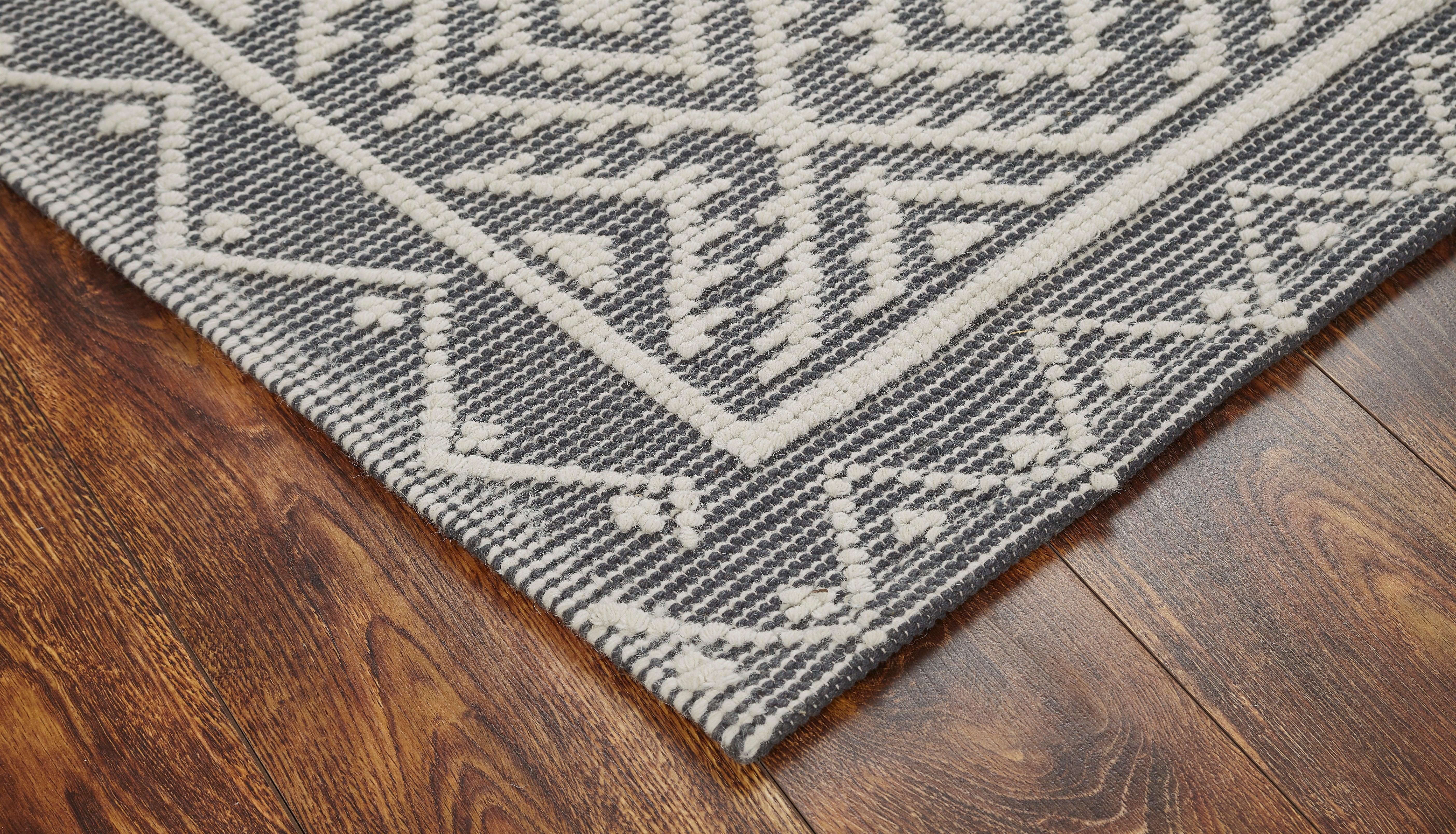 Wool Handwoven Rug Esme - Cotton - Hand Woven - Ajaypee Carpets (Thumbnail 2)