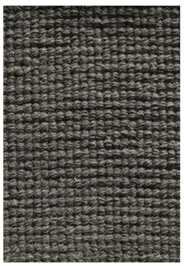 Woolen Handwoven Rug Loop Graphite - Cotton - Flatweave - Ajaypee Carpets (Thumbnail 2)