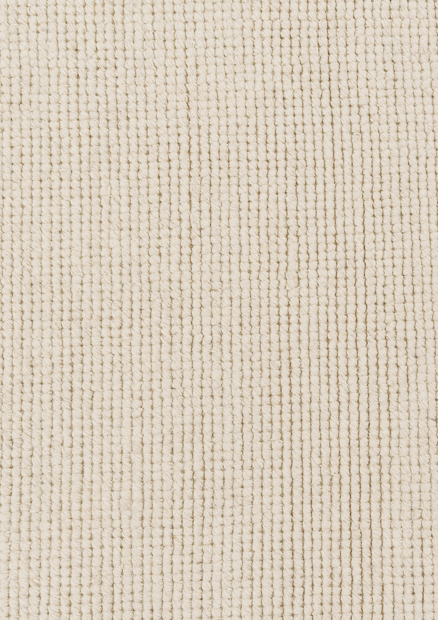Woolen Handwoven Rug Loop White - Cotton - Hand Woven - Ajaypee Carpets (Thumbnail 3)