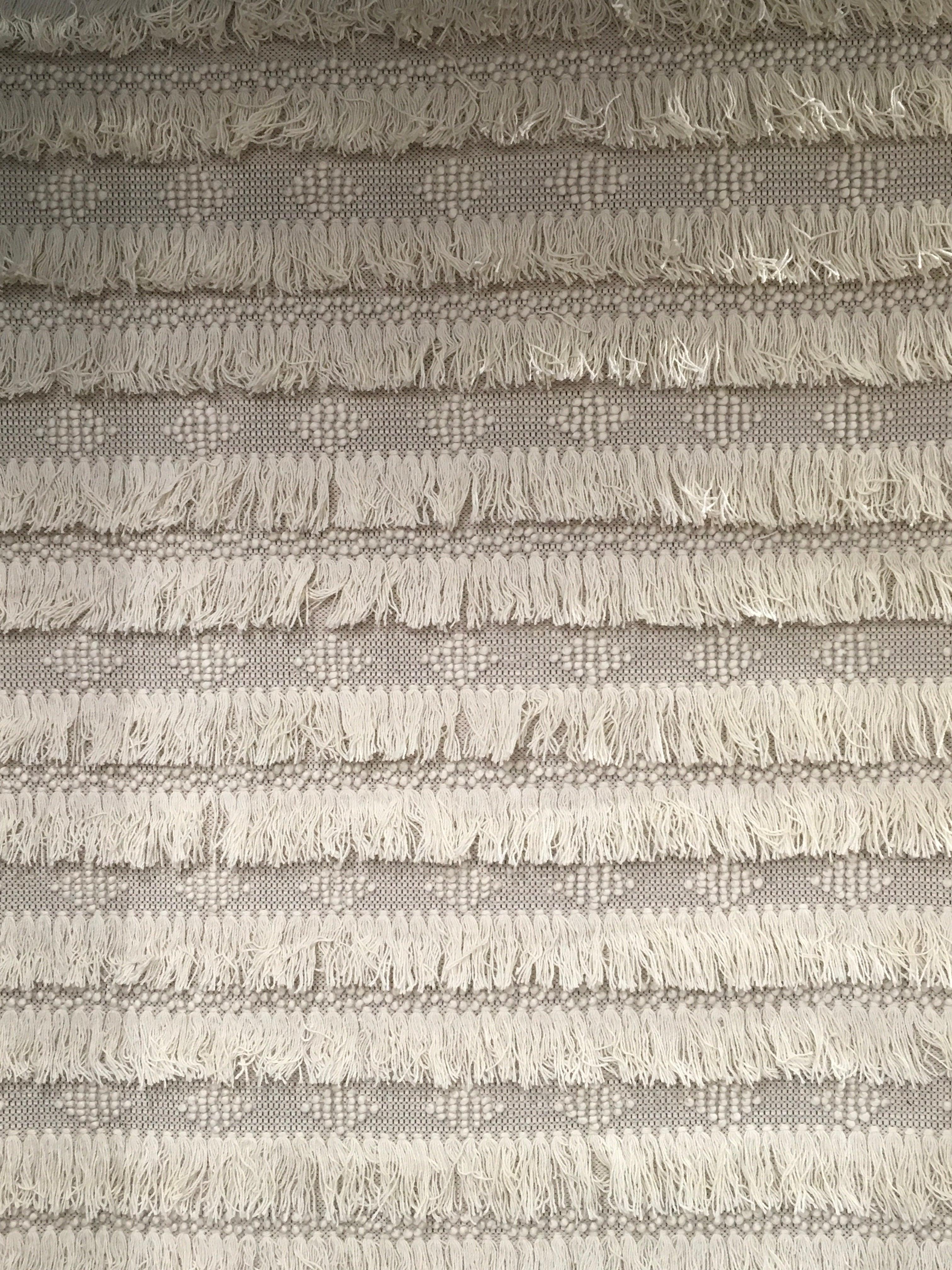 Woolen Handwoven Rug Saigi & Popcorn - Cotton - Hand Woven - Ajaypee Carpets (Thumbnail 4)