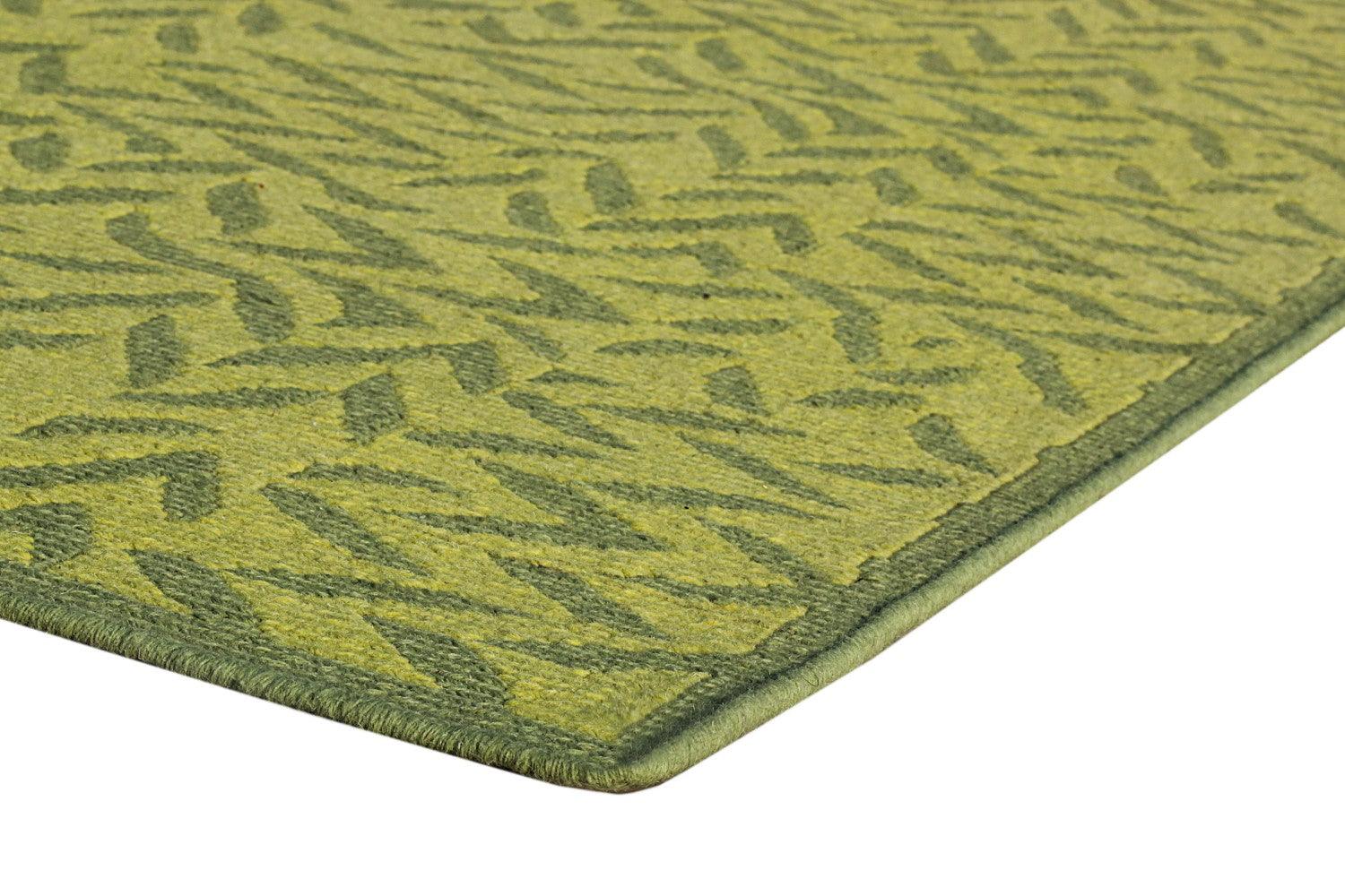 Woolen Sumak - Lilah - Cotton - Flatweave - Ajaypee Carpets (Thumbnail 3)