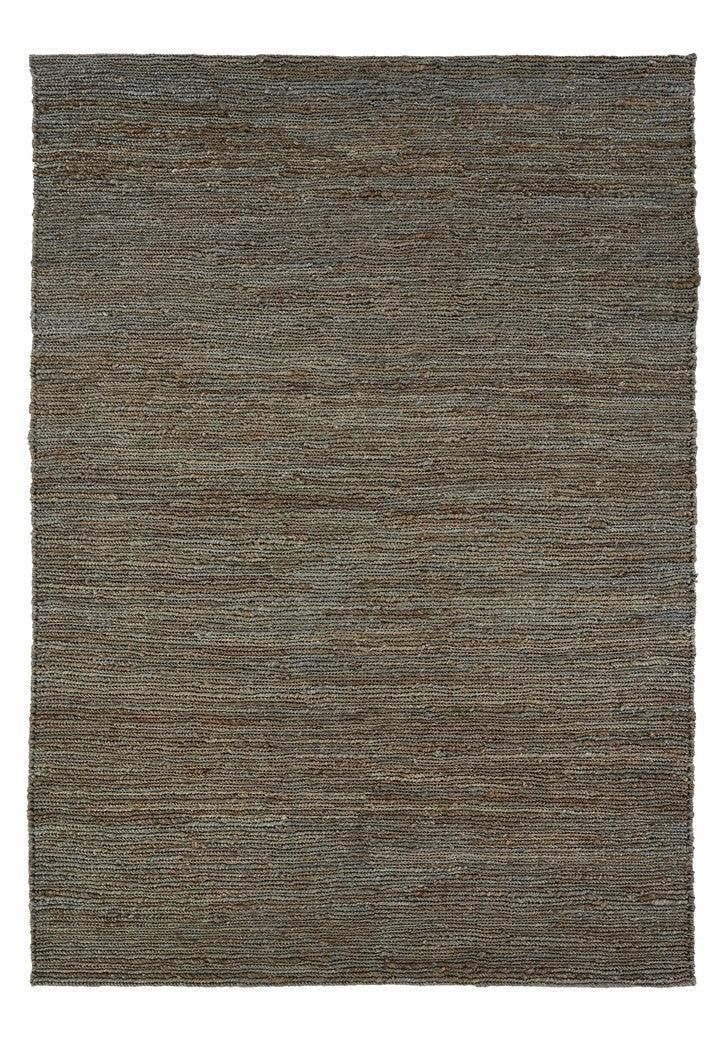 Hemp Hand Woven Rug : Grey Lines