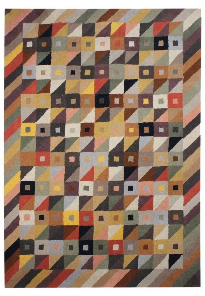 Wool HandTufted Carpet Multi Cajas