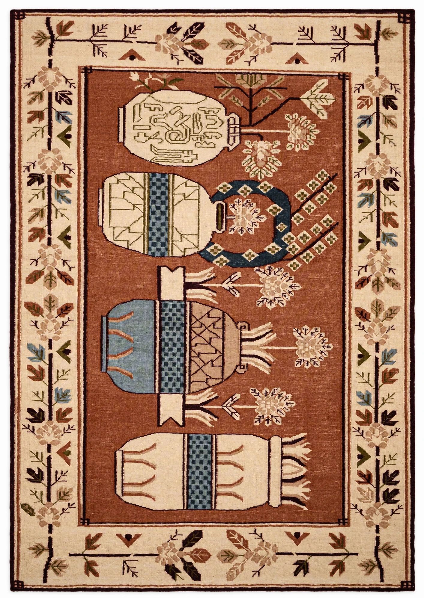 Woollen Hand Dhurry   Pravara handmade carpet